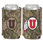 Wholesale-Utah Utes / Camo NCAA Can Cooler 12 oz.