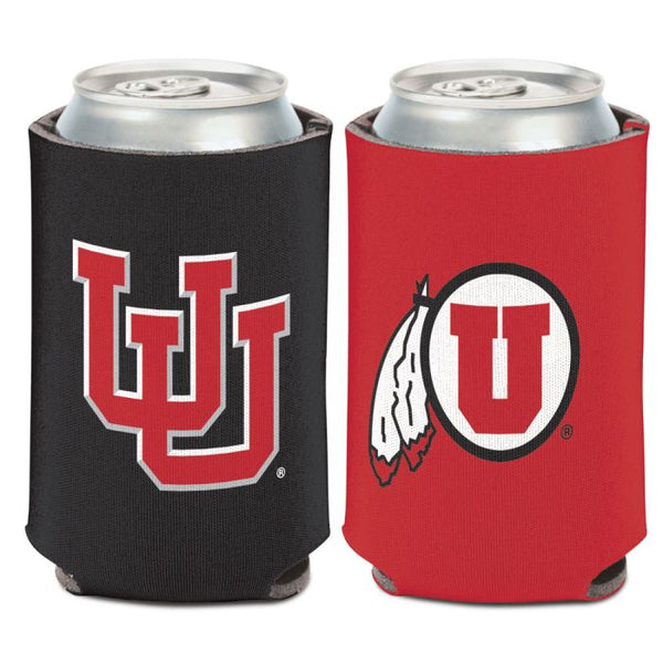 Wholesale-Utah Utes TWO COLOR Can Cooler 12 oz.