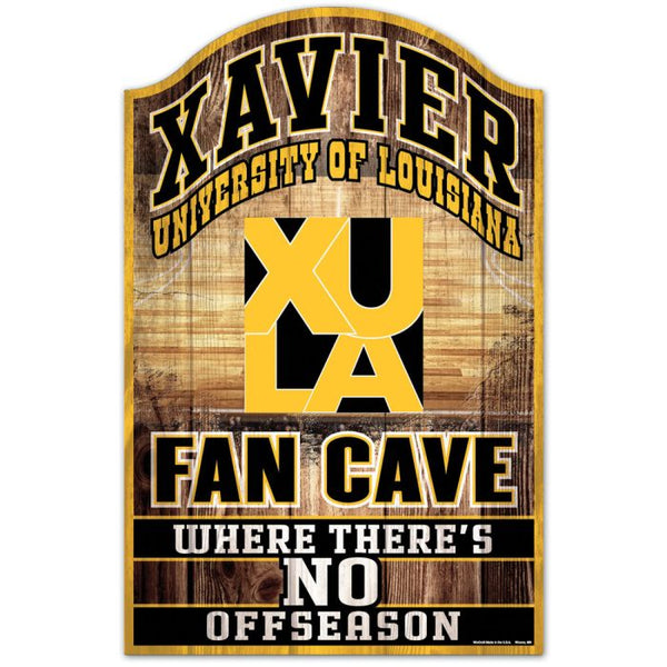Wholesale-Xavier of LA Gold Wood Sign 11" x 17" 1/4" thick