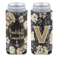 Wholesale-Vanderbilt Commodores FLORAL 12 oz Slim Can Cooler