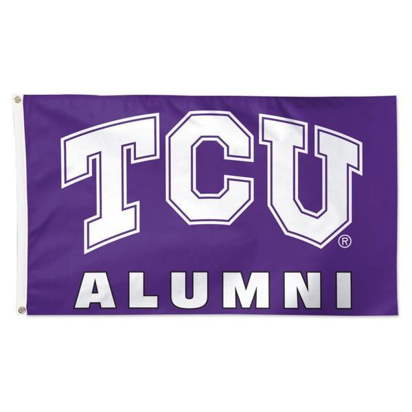 Wholesale-TCU Horned Frogs Alumni Flag - Deluxe 3' X 5'