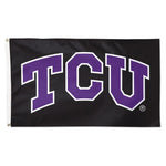 Wholesale-TCU Horned Frogs Black Flag - Deluxe 3' X 5'