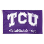 Wholesale-TCU Horned Frogs established Flag - Deluxe 3' X 5'