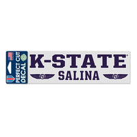 Kansas State Wildcats SALINA Perfect Cut Decals 3" x 10"