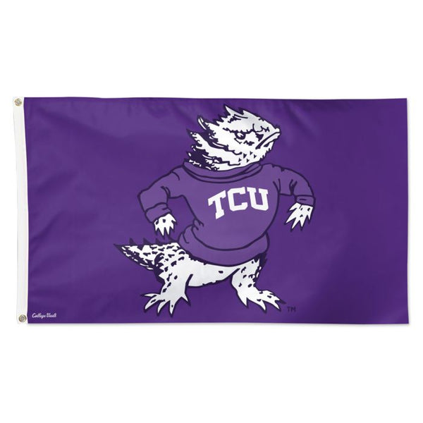 Wholesale-TCU Horned Frogs /College Vault Retro Flag - Deluxe 3' X 5'