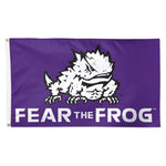 Wholesale-TCU Horned Frogs Slogan Flag - Deluxe 3' X 5'