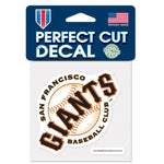 San Francisco Giants Perfect Cut Color Decal 4" x 4"