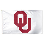 Wholesale-Oklahoma Sooners WHITE Flag - Deluxe 3' X 5'