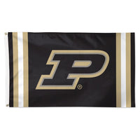 Wholesale-Purdue Boilermakers VERTICAL STRIPES Flag - Deluxe 3' X 5'