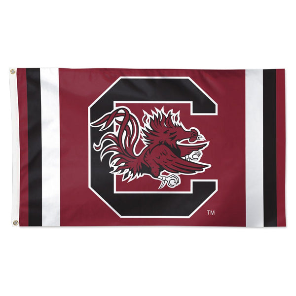 South Carolina Gamecocks VERTICAL STRIPES Flag - Deluxe 3' X 5'