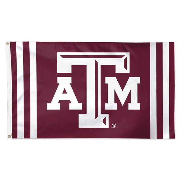 Texas A&M Aggies VERTICAL STRIPES Flag - Deluxe 3' X 5'