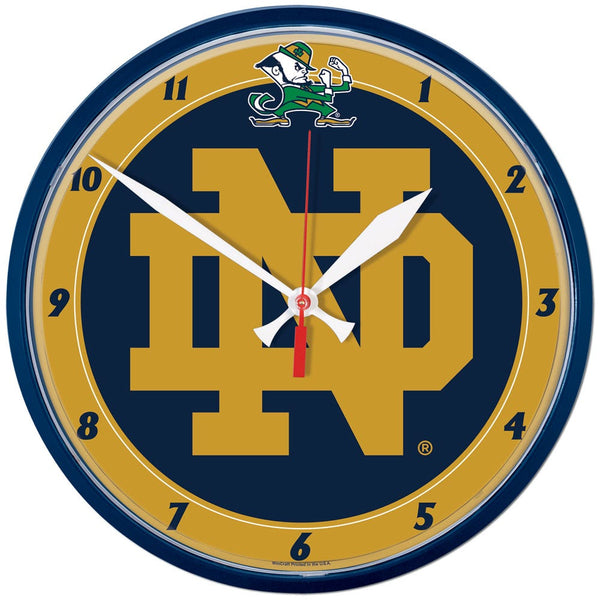 Notre Dame Fighting Irish Round Wall Clock 12.75"