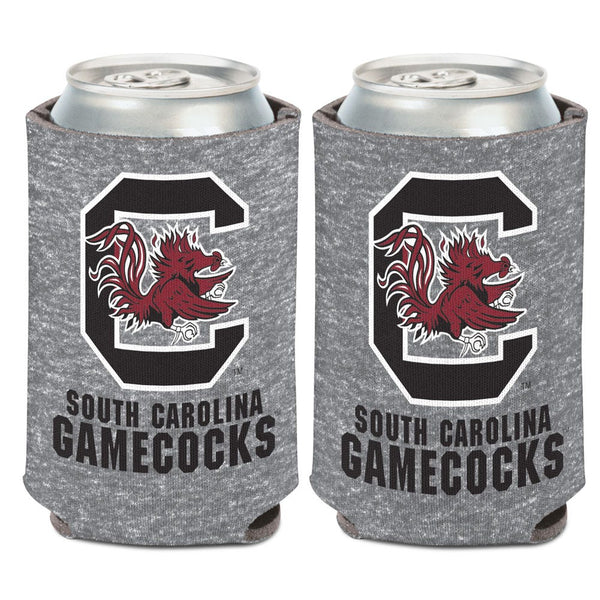 South Carolina Gamecocks GRAY HEATHERED Can Cooler 12 oz.