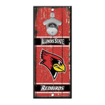 Wholesale-Illinois State Redbirds Bottle Opener Sign 5x11