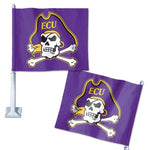 Wholesale-East Carolina Pirates Car Flag 11.75" x 14"