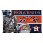 Houston Astros / Star Wars Mandalorian Flag - Deluxe 3' X 5'