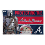 Atlanta Braves / Star Wars Mandalorian Flag - Deluxe 3' X 5'