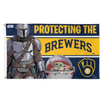 Milwaukee Brewers / Star Wars Mandalorian Flag - Deluxe 3' X 5'