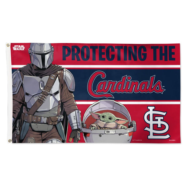St. Louis Cardinals / Star Wars Mandalorian Flag - Deluxe 3' X 5'