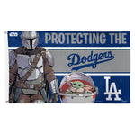 Los Angeles Dodgers / Star Wars Mandalorian Flag - Deluxe 3' X 5'