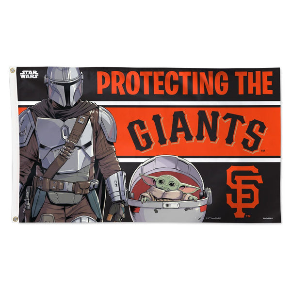 San Francisco Giants / Star Wars Mandalorian Flag - Deluxe 3' X 5'