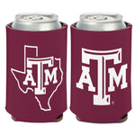 Texas A&M Aggies PRIMARY LOGO Can Cooler 12 oz.