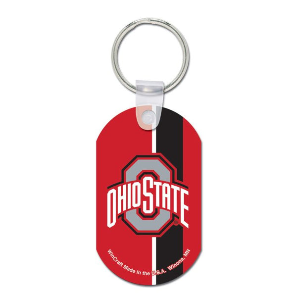 Wholesale-Ohio State Buckeyes Metal Key Ring - Aluminum