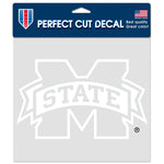 Mississippi State Bulldogs Perfect Cut Decals 8" x 8"