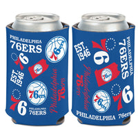 Philadelphia 76ers scatter Can Cooler 12 oz.