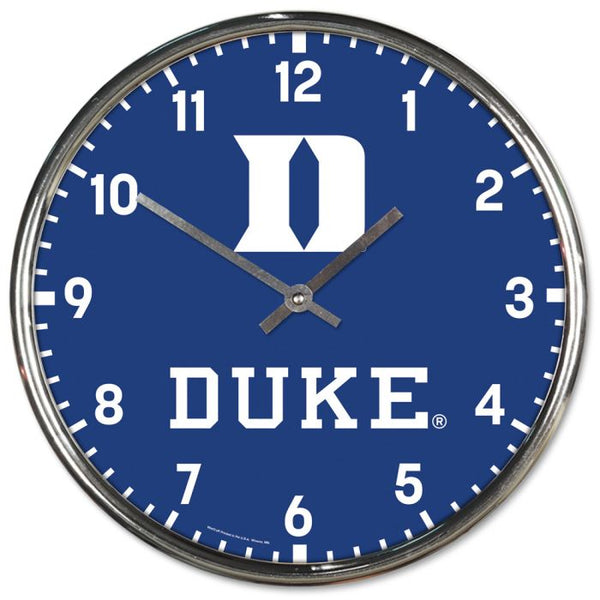 Wholesale-Duke Blue Devils Chrome Clock