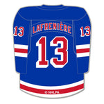 New York Rangers Collector Pin Jewelry Card Alexis Lafreniere