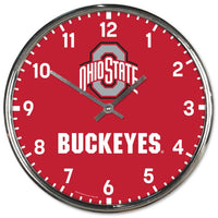 Wholesale-Ohio State Buckeyes Chrome Clock