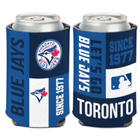 Toronto Blue Jays color block Can Cooler 12 oz.