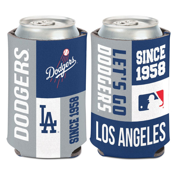 Los Angeles Dodgers color block Can Cooler 12 oz.