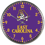 Wholesale-East Carolina Pirates Chrome Clock