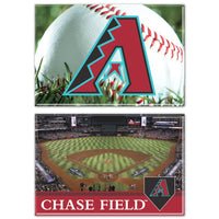 Arizona Diamondbacks Rectangle Magnet, 2pack 2" x 3"