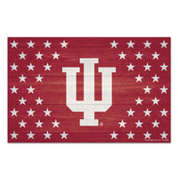 Indiana Hoosiers AMERICANA Wood Sign 11" x 17" 1/4" thick