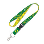 Oregon Ducks SCATTERPRINT Lanyard w/detachable buckle 1"