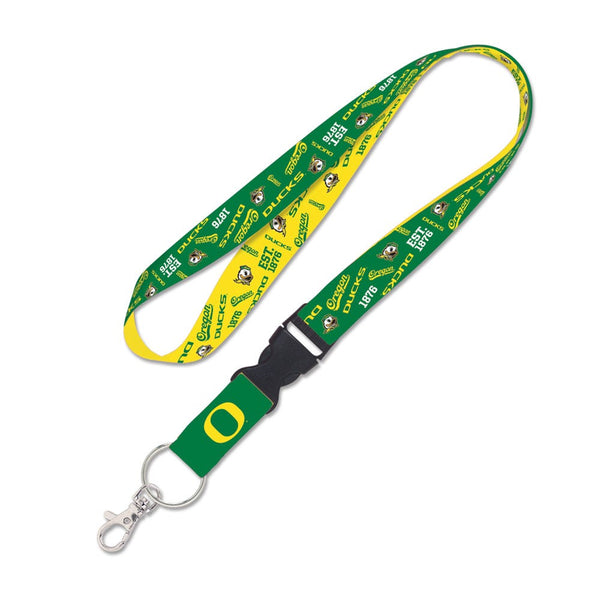 Oregon Ducks SCATTERPRINT Lanyard w/detachable buckle 1"