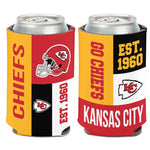 Kansas City Chiefs Color Block Can Cooler 12 oz.