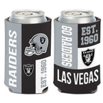 Las Vegas Raiders Color Block Can Cooler 12 oz.