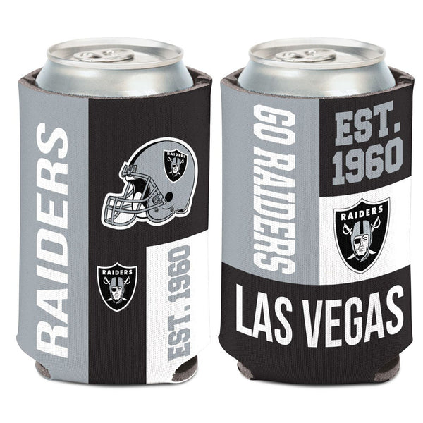 Las Vegas Raiders Color Block Can Cooler 12 oz.