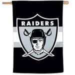 Las Vegas Raiders / Classic Logo Retro Vertical Flag 28" x 40"