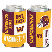 Washington Commanders Colorblock Can Cooler 12 oz.