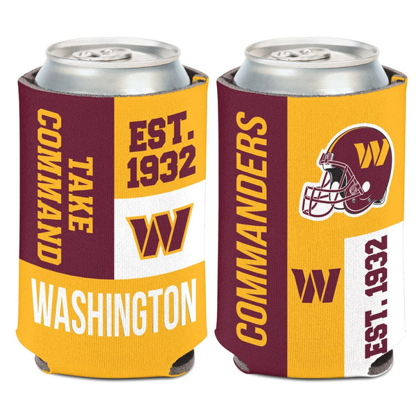 Washington Commanders Colorblock Can Cooler 12 oz.
