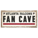 Atlanta Falcons FAN CAVE Wood Sign 8" x 17"