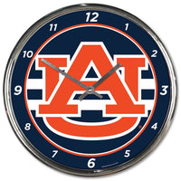 Wholesale-Auburn Tigers Chrome Clock