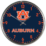 Wholesale-Auburn Tigers Chrome Clock