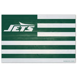 New York Jets AMERICANA Wood Sign 11" x 17" 1/4" thick