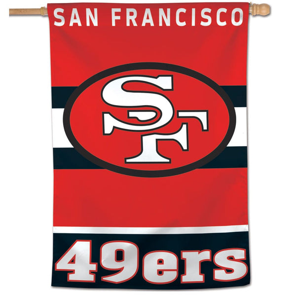 San Francisco 49ers / Classic Logo Retro Vertical Flag 28" x 40"